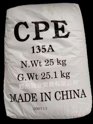 CPE 135A resin elastomer polietilen klorinasi dengan ketahanan dan volatilitas rendah